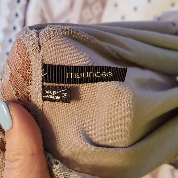 Maurice's Lavender Tank Top Size Medium - Picture 5 of 5